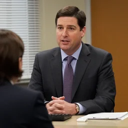 Ted Cruz playing Jim from The Office