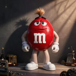 Eminem disguised as an M&M