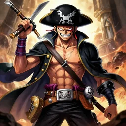 stunning digital art of a menacing pirate goblin by eiichiro oda