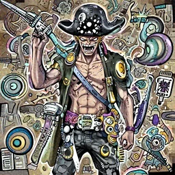 stunning digital art of a menacing pirate goblin by eiichiro oda