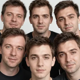 selfie, 5 men, highly detailed face, 3 5 mm photograph