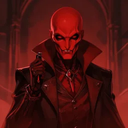 Red Death, digital art, trending on Artstation