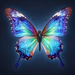 ghost energy butterfly, detailed realistic digital fantasy art sharp focus, smooth, colorful artgerm