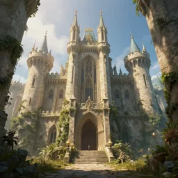 inside a fantasy castle, highly detailed, 4k, HDR, award-winning, octane render, artstation