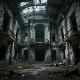 professional photograph of an abandoned facility, creepy dream - like reality, hd, high quality, high detail, 4 k, 8 k, sci - fi