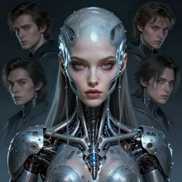 alien cybernetic princess, detailed portrait, intricate complexity, by greg rutkowski, artgerm, ross tran, conrad roset, takato yomamoto, ilya kuvshinov. 4 k, beautiful, cinematic dramatic atmosphere