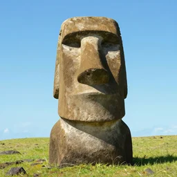 gigachad Easter island head