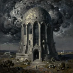 a surrealist painting by zdzislaw beksinski, cgsociety, pop surrealism, surrealist, dystopian art, cosmic horror