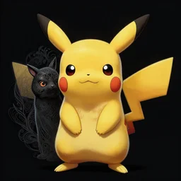 a portrait of a pikachu as a girl, high - contrast, intricate, elegant, highly detailed, digital painting, artstation, concept art, smooth, sharp focus, illustration