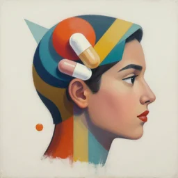 Pills profile picture by Sachin Teng, asymmetrical, Organic Painting , Matte Painting,  geometric shapes, hard edges, graffiti, street art:2 by Sachin Teng:4