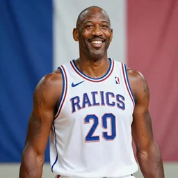 Magic Johnson as emperor of France