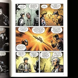 a comic book page featuring the origin story of arctic monkeys