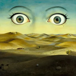 The hills have eyes by Salvador Dali