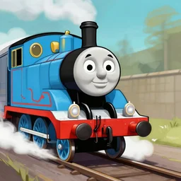 thomas the tank engine in zombie inspired art