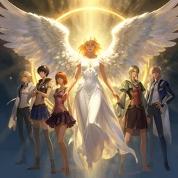 a portrait, beautifull, full body angel with big wings, shining light, golden hora, by alex gray, android jones, karol bak, ayami kojima, artgerm, yoshitaka amano, olivier ledroit, concept art, fantasy