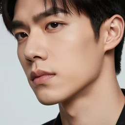 a closeup shot of handsome xqc, gigachad, strong jawline, photorealism, 8k