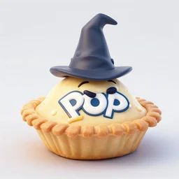 a pop - tart that looks like a wizard, digital art