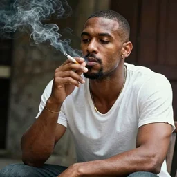 lebrom james smoking a cigarette