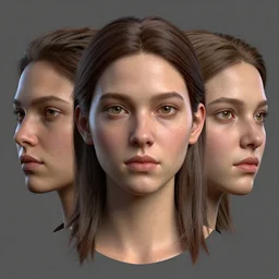 3 d render face portrait of a goddess by alena aenami, clyde caldwell, octane render