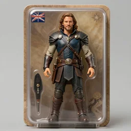 chris pratt action figure. dnd, high fantasy.