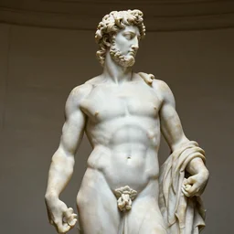jhonny deep as a greek marble statue