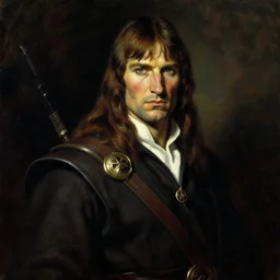 conan the barbarian, portrait, oil painting, dark atmosphere, elegant, illustration, art by frank frazetta