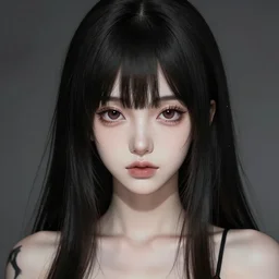 Character concept art of an anime Goddess of Shadows || cute-fine-face, pretty face, realistic shaded Perfect face, fine details by Stanley Artgerm Lau, WLOP, Rossdraws, James Jean, Andrei Riabovitchev, Marc Simonetti, and Sakimichan, tranding on artstation