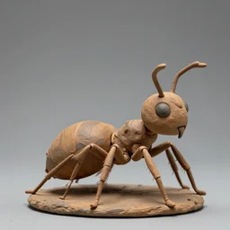 justin bieber as an ant, exquisite clay sculpture