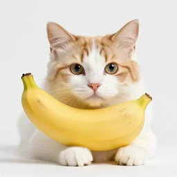 cat banana