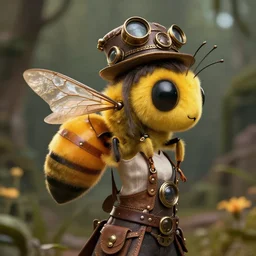 steampunk asian honeybee