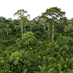 wide angle view, 3d stereoscopic equirectangular 360 forested tropical swamp, fov 90 degrees, horizon centered, yaw 0 degrees