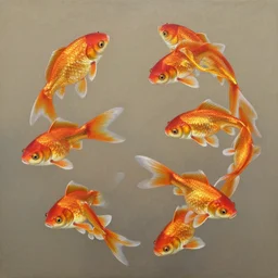 painting of flying goldfishes, intricate, elegant, highly detailed, digital painting, artstation, concept art, smooth, sharp focus, illustration, art by stephanie law