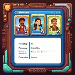 a futuristic playing trading card info overlay afro futuristic border, no people, vector behance hd jesper ejsing, rhads, makoto shinkai, lois van baarle, ilya kuvshinov, rossdraws, hd, 3 2 k, ilya kuvshinov, gustav klimt