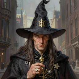 a portrait of michael hutchence as a wizard, upper half portrait, urban motifs, intricate, elegant, highly detailed, digital painting, trending on artstation, concept art, smooth sharp focus, illustration, art by artgerm and greg rutkowski