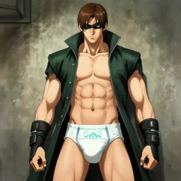 solid snake from mgs in a diaper
