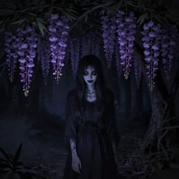 goodnight horror dark berserk haunted eerie wisteria