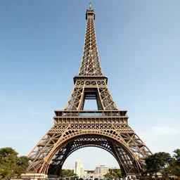 eiffel tower as designed by architect zaha hadid