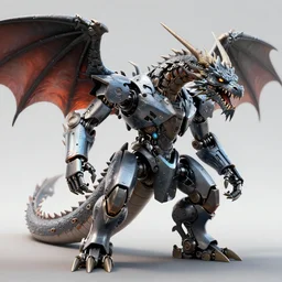 robot dragon, unreal engine 5, octane rendering, artstation