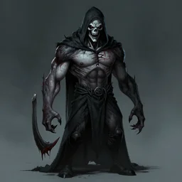 Grim Reaper, creepy, muscled, horror, gay, pride, artstation