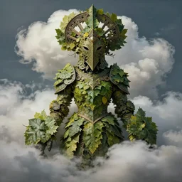 wonderful realistic armour made of leaves, thick clouds, 3 5 mm, colorized tintype photo, dystopian environment, intricate, highly detailed, centered headdress, digital painting, artstation, concept, smooth, sharp focus, illustration, artgerm, tomasz alen kopera, peter mohrbacher, donato giancola, joseph christian leyendecker, wlop, boris vallejo