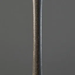 a straight smooth vertical tube with the texture of reptilian skin, highly realistic, hyper-real, 4k, Octane render