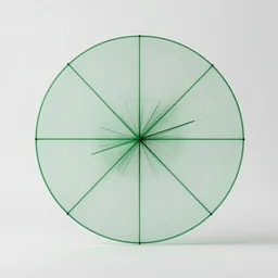 dimensionality, golden ratio, 3 d art, green, fine lines