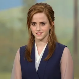 a photo of emma watson in the style of nami