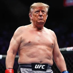 donald trump as a ufc fighter