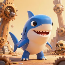 highly detailed cinematic scifi render of happy cute pixar dinosaurs and sharks googly eyes, warm colored 3 d sculpt of spiked gears of war skulls bucketwheel jabbas palace cybertron fury road m 1 tank, military chris foss, john harris, hoover dam'aircraft carrier tower'beeple, warhammer 4 0 k, halo, star citizen, halo, mass effect, high tech industrial, artstation unreal, 4 k, 8 k, hd