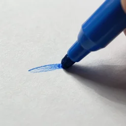 simple wash texture drawn with a thick blue magic marker, magic marker has a wide tip, medium density