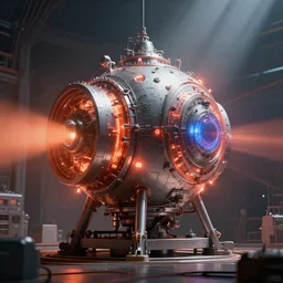 hadron antimatter vacuum reactor, Photorealistic, 4k,. God rays,. Highly detailed, VRay Rendering, Unreal Engine