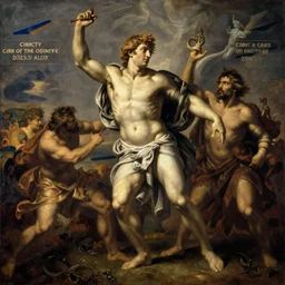 circe of the odyssey, art by caravaggio