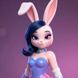 katy perry as lola bunny, digital art, hyper realistic