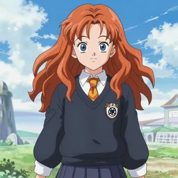 Hermione Granger in the anime dragon Ball z
